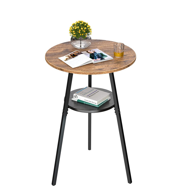 17 Stories 22.04'' Tall Tray Top 3 Legs End Table Wayfair